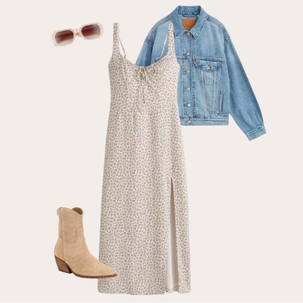 Abercrombie & Fitch Floral Maxi Dress